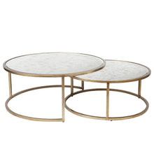 Load image into Gallery viewer, Serene Nesting Coffee Tables - Antique Gold