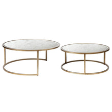 Load image into Gallery viewer, Serene Nesting Coffee Tables - Antique Gold