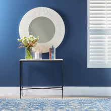 Load image into Gallery viewer, Heston Marble Console Table - Small Black