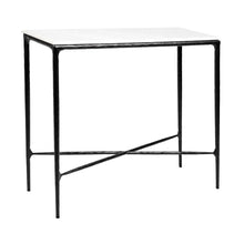 Load image into Gallery viewer, Heston Marble Console Table - Small Black
