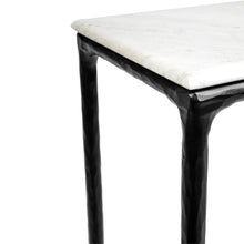 Load image into Gallery viewer, Heston Marble Console Table - Small Black