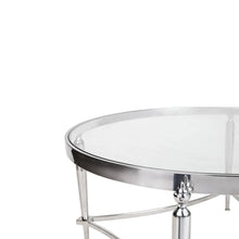 Load image into Gallery viewer, Jak Glass Coffee Table - Nickel
