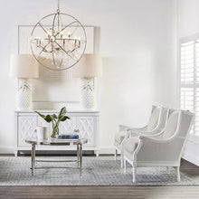 Load image into Gallery viewer, Jak Glass Coffee Table - Nickel