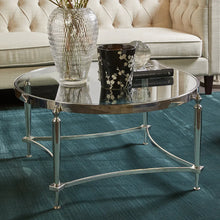 Load image into Gallery viewer, Jak Glass Coffee Table - Nickel