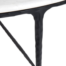 Load image into Gallery viewer, Heston Round Marble Coffee Table - Black