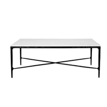 Load image into Gallery viewer, Heston Rectangle Marble Coffee Table - Black
