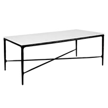 Load image into Gallery viewer, Heston Rectangle Marble Coffee Table - Black