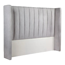 Load image into Gallery viewer, Central Park King Bedhead - Grey Linen