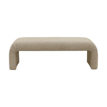 Load image into Gallery viewer, The Curve Bench Ottoman/Bed End Beige 140 cm