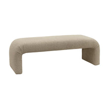 Load image into Gallery viewer, The Curve Bench Ottoman/Bed End Beige 140 cm