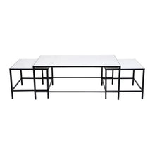 Load image into Gallery viewer, Cocktail Stone Nesting Coffee Tables - Black