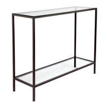 Load image into Gallery viewer, Cocktail Glass Console Table - Small Black