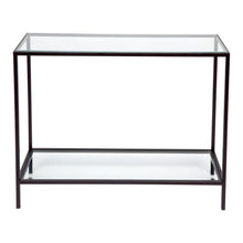 Load image into Gallery viewer, Cocktail Glass Console Table - Small Black
