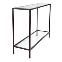 Load image into Gallery viewer, Cocktail Glass Console Table - Small Black