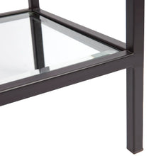 Load image into Gallery viewer, Cocktail Glass Console Table - Small Black