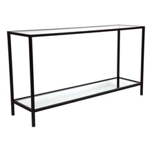 Load image into Gallery viewer, Cocktail Glass Console Table - Large Black