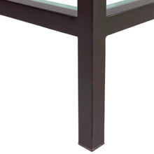 Load image into Gallery viewer, Cocktail Glass Console Table - Large Black