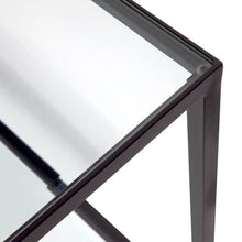 Load image into Gallery viewer, Cocktail Glass Console Table - Large Black