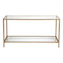 Load image into Gallery viewer, Cocktail Glass Console Table - Large Antique Gold