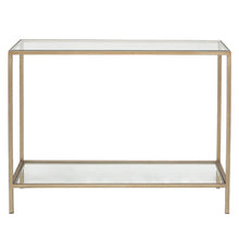 Load image into Gallery viewer, Cocktail Glass Console Table - Small Antique Gold