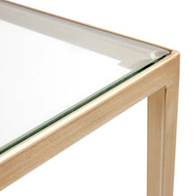 Load image into Gallery viewer, Cocktail Glass Console Table - Small Antique Gold