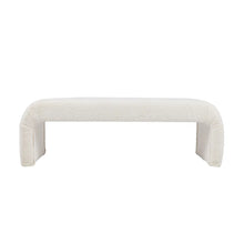Load image into Gallery viewer, The Curve Bench White Ottoman/Bed End 140 cm