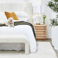 Load image into Gallery viewer, Kelly Queen Bedhead - White Boucle