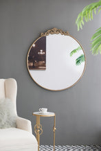 Load image into Gallery viewer, French Baroque Gold Round / Circle Mirror 91 cm - SML