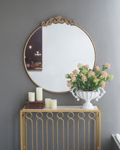 Load image into Gallery viewer, French Baroque Gold Round / Circle Mirror 91 cm - SML