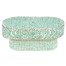 Load image into Gallery viewer, Green Leaves Ovale Pearl Coffee Table