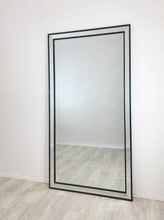 Load image into Gallery viewer, Beaded Black Full Length Mirror 100x190 cm