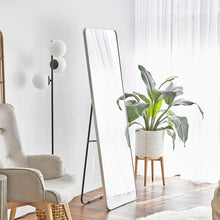 Load image into Gallery viewer, Metal Rectangular Full Length Standing White Metal Frame Mirror
