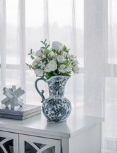 Load image into Gallery viewer, Hamptons Blue Decorative Jug/Vase 31 cmh