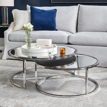 Load image into Gallery viewer, Mirror Table Top Nesting Coffee Table