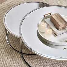 Load image into Gallery viewer, Mirror Table Top Nesting Coffee Table