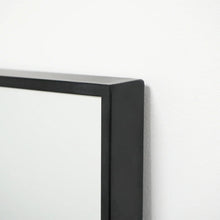 Load image into Gallery viewer, Extra Large Rectangular Full Length Black Metal Mirror 100x200 cm