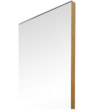 Load image into Gallery viewer, Extra Large Rectangular Full Length Gold Metal Mirror 100x200 cm