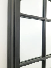 Load image into Gallery viewer, Window Style Mirror - Black Rectangle 100x200 cm