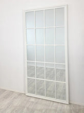 Load image into Gallery viewer, Window Style Mirror - White Rectangle 100x200 cm