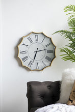 Load image into Gallery viewer, Scalloped Wall Clock