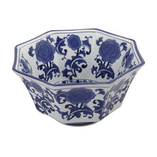Load image into Gallery viewer, Ren Blue and White Centerpiece Bowl - Decorative