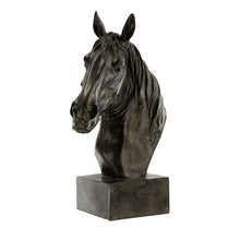 Load image into Gallery viewer, Horse Head Statue On Base - Decorative