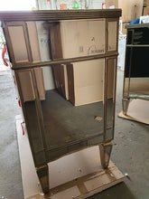 Load image into Gallery viewer, Mirrored 4 Drawer Chest Antique Ribbed - CSHWH