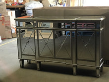 Load image into Gallery viewer, Mirrored Sideboard w/4 doors, 2 small drawers & 1 long drawer - CSHWH
