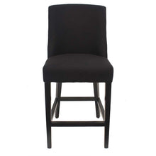 Load image into Gallery viewer, Ophelia Barstool Black chrome ring on back - CST