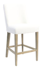 Load image into Gallery viewer, Ophelia Barstool White with chrome ring - CST