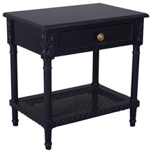 Load image into Gallery viewer, Polo Black Bedside / Side Table
