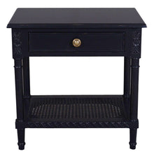 Load image into Gallery viewer, Polo Black Bedside / Side Table