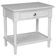 Load image into Gallery viewer, Polo White Bedside / Side Table