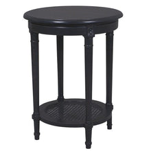 Load image into Gallery viewer, Polo Occasional Round Black Side Table